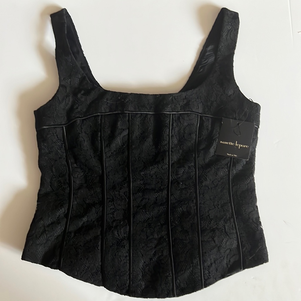 Nanette Lepore Lace Empress Top Corset Size 4